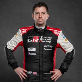 Portrait of co-driver, Scott Martin